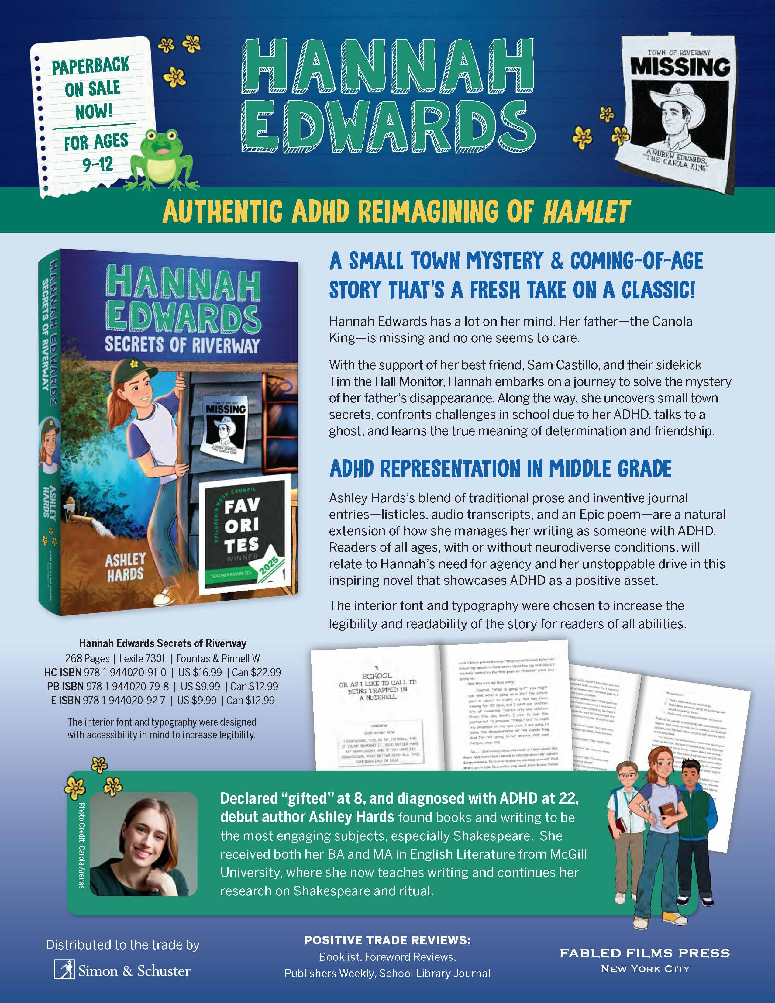 Hannah Edwards Book Information