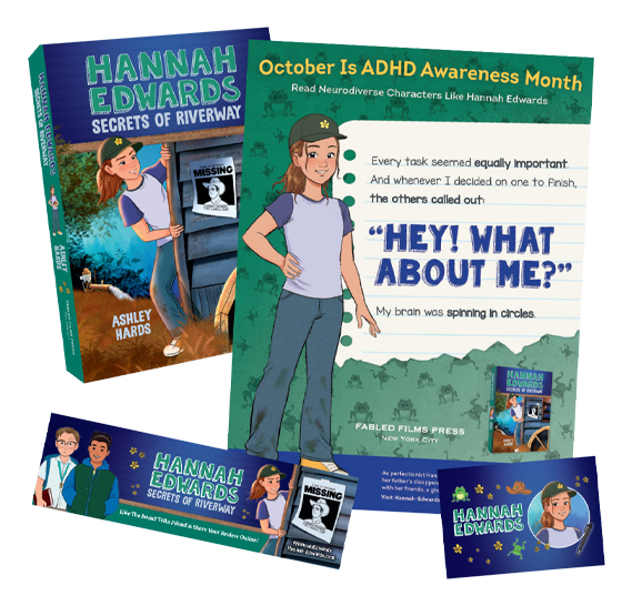 Hannah Edwards Secrets of Riverway ADHD Awareness Month Materials