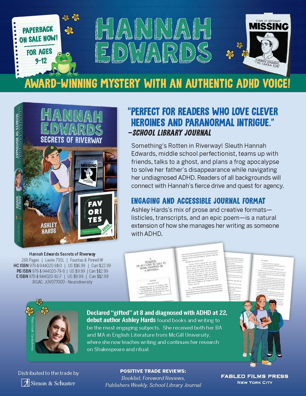 Hannah Edwards Series Information