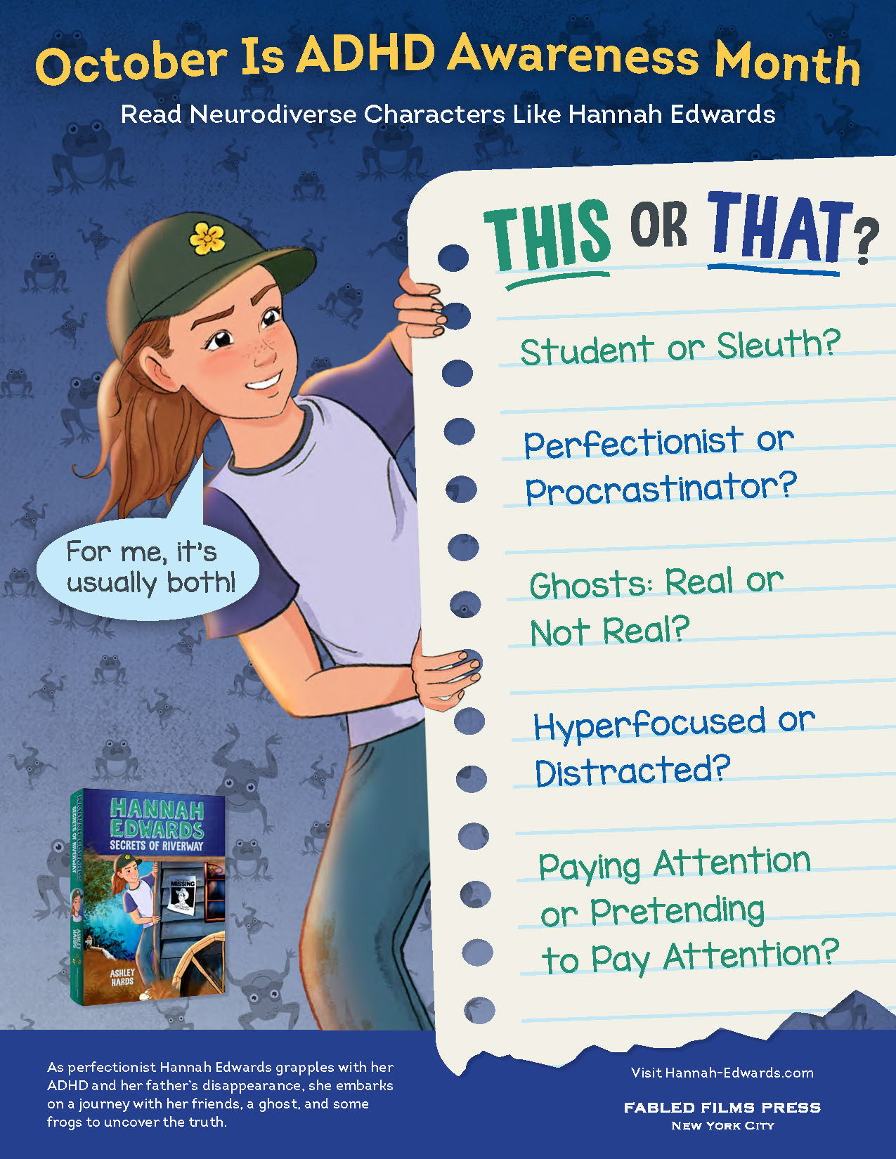 Hannah Edwards ADHD Awareness Month Mini Poster This or That
