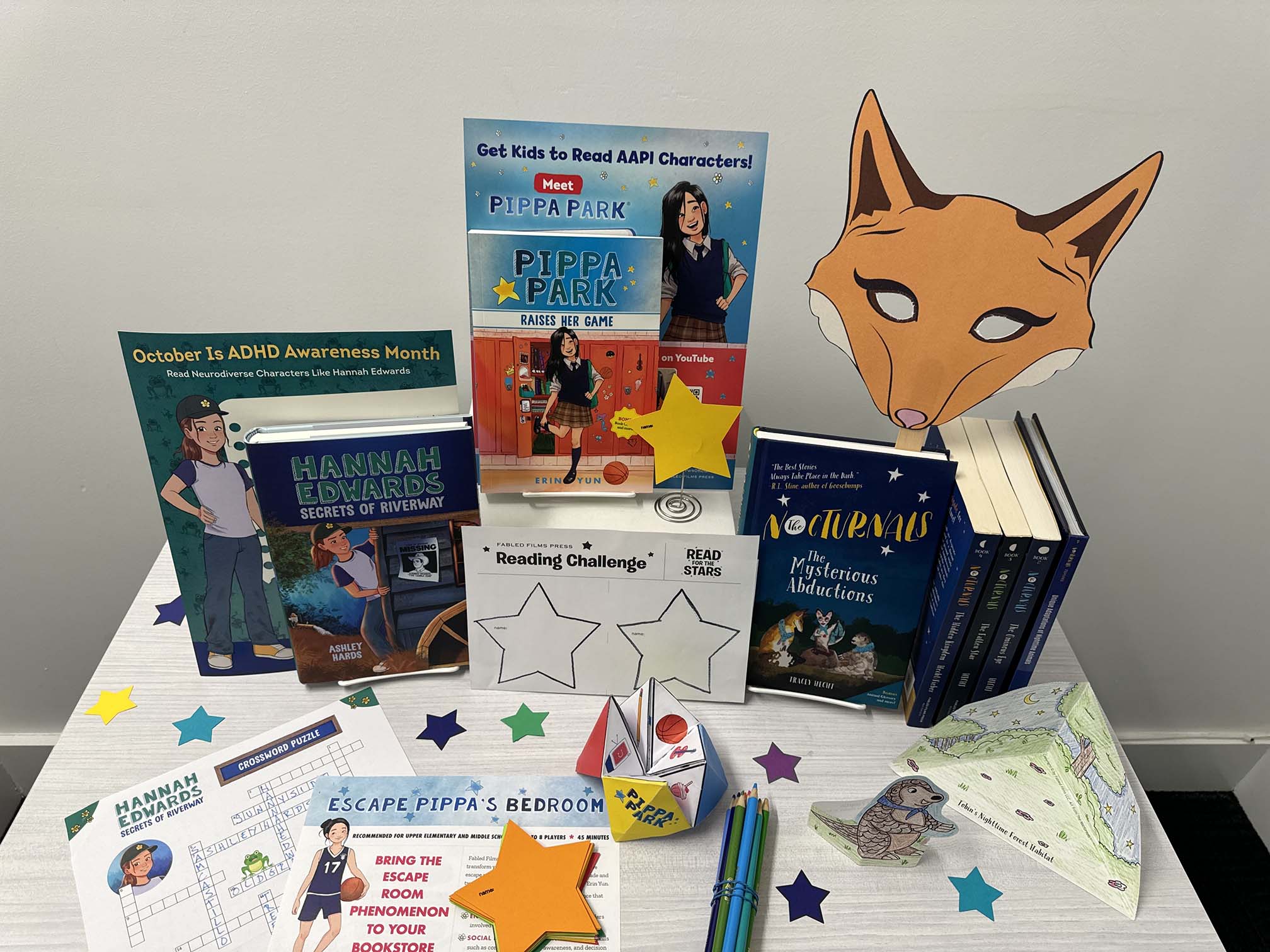 Read for the Stars Mock Up Display